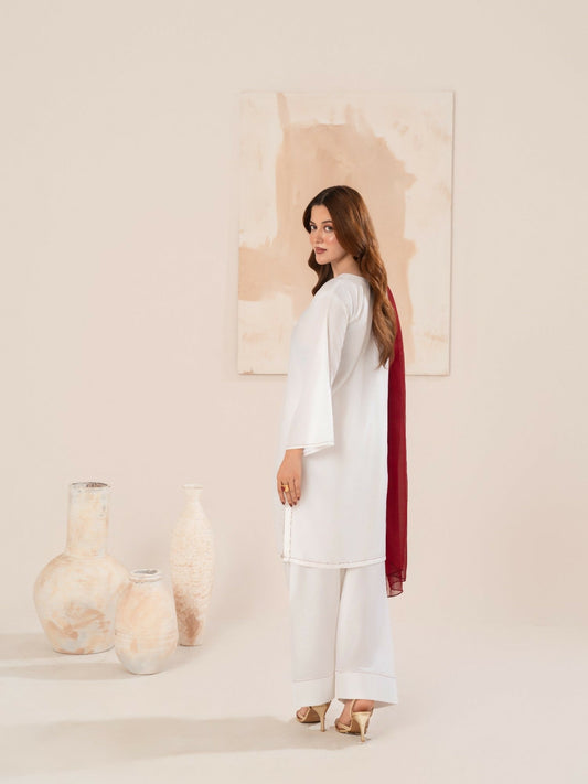 Stylish Collection Luxe Edit Linen Stitched 3-Piece Suit-Noor