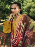 Hemstitch Lawn Embroidered Stitched 3-Piece Suit-Matcha