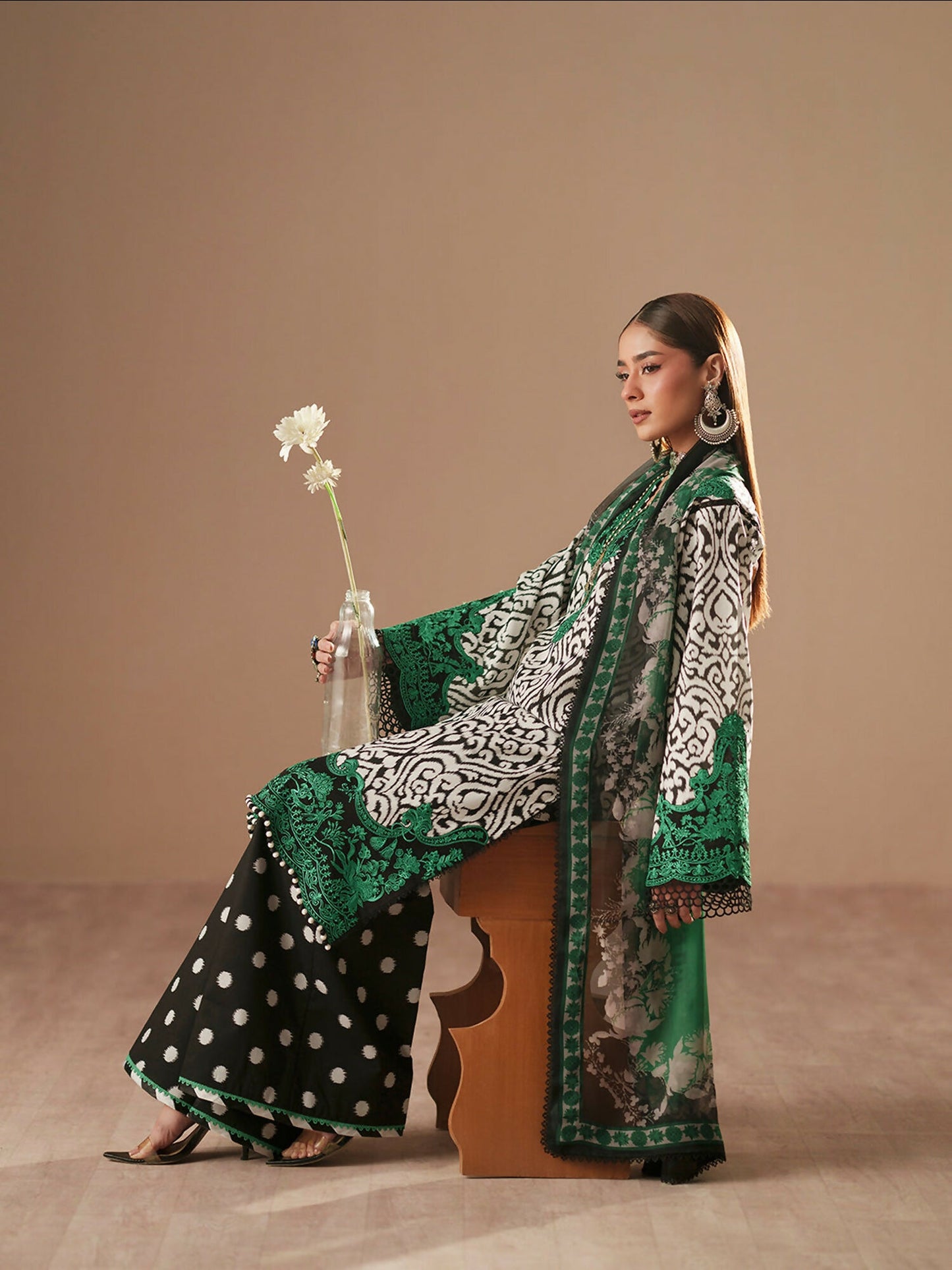 Binilyas Jojo Summer'26 Lawn Embroidered Unstitched 3-Piece Suit-85A