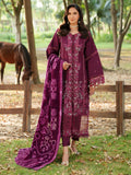 Parishay Panache Winter Corduroy Embroidered Stitched 3-Piece Suit-PNE-04