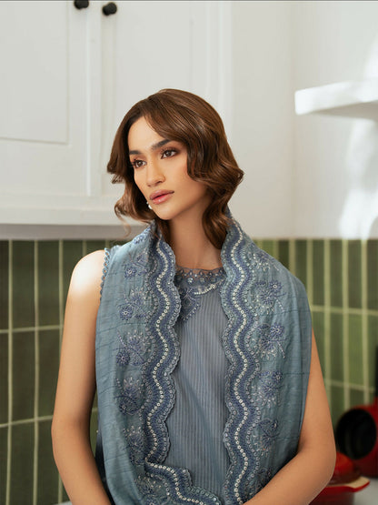 Mahnur Sera Pret'26 Jacquard Embroidered Unstitched 3-Piece Suit-SP-06