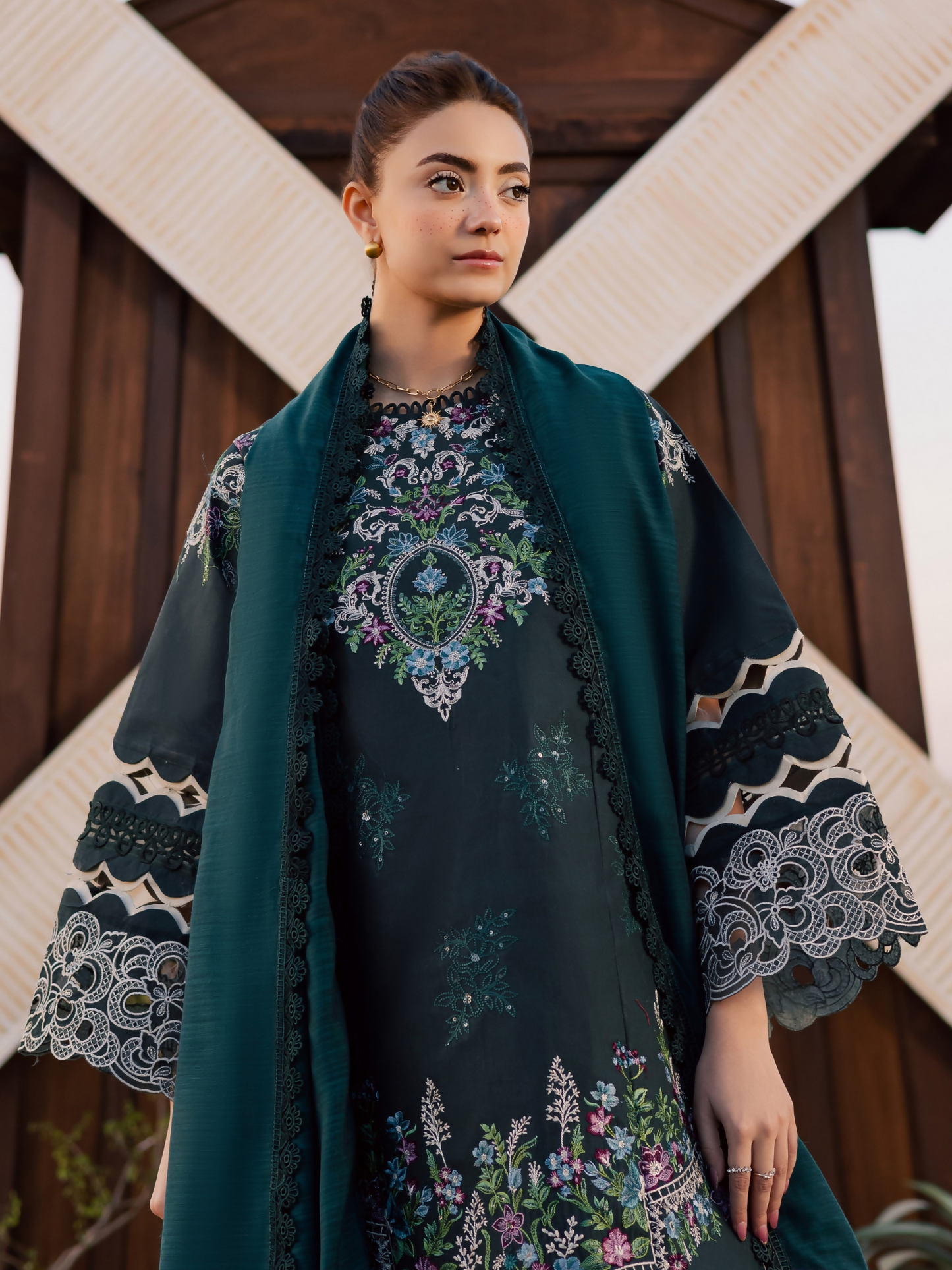 Parishay Summer Queen Vol 2 Lawn Embroidered Stitched 3-Piece Suit-SQU-16