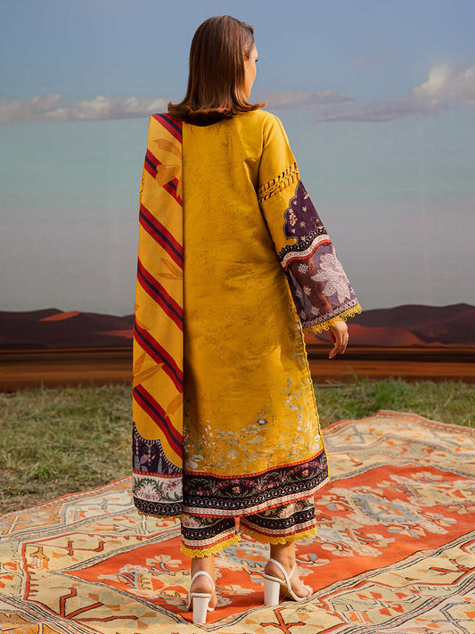 Parishay Rang e Sarma Khaddar Embroidered Unstitched 3-Piece Suit-SAR-05
