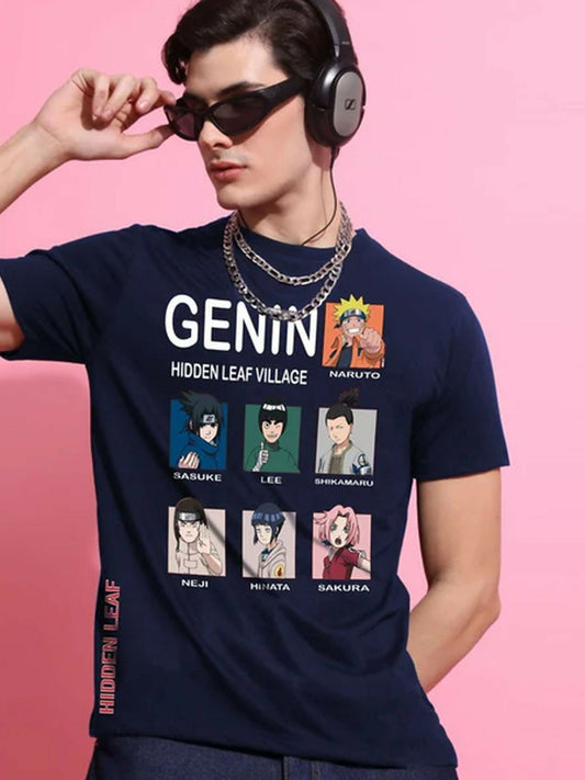 Jupiter Naruto Graphic Tee For Men-14593