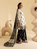 Mahnur Leila Printkari Edit Lawn Embroidered Unstitched 3-Piece Suit-LP-09