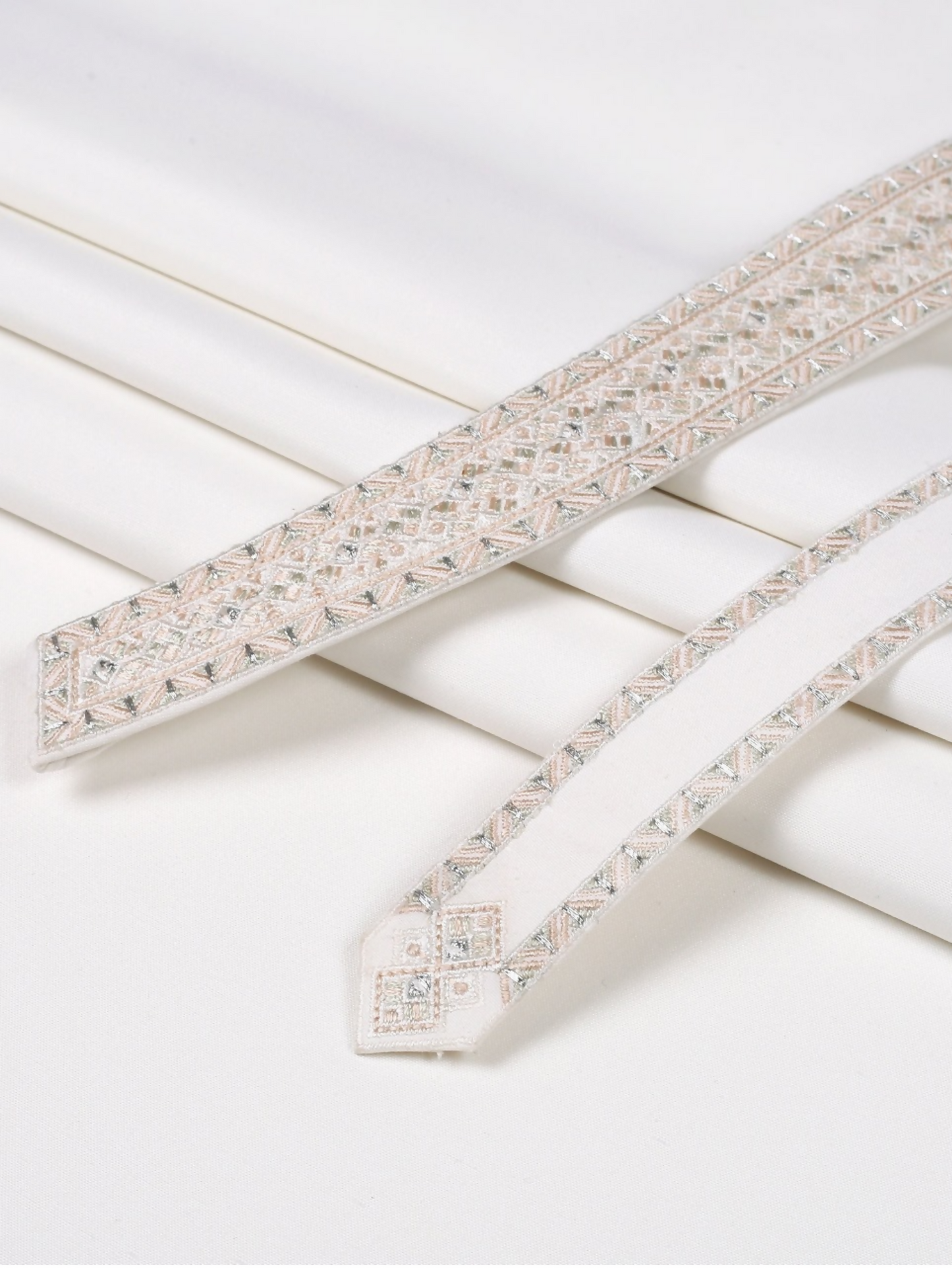 Fabrich Monochrome Edit-25 Wash & Wear Embroidered Unstitched Shalwar Kameez-Off-White