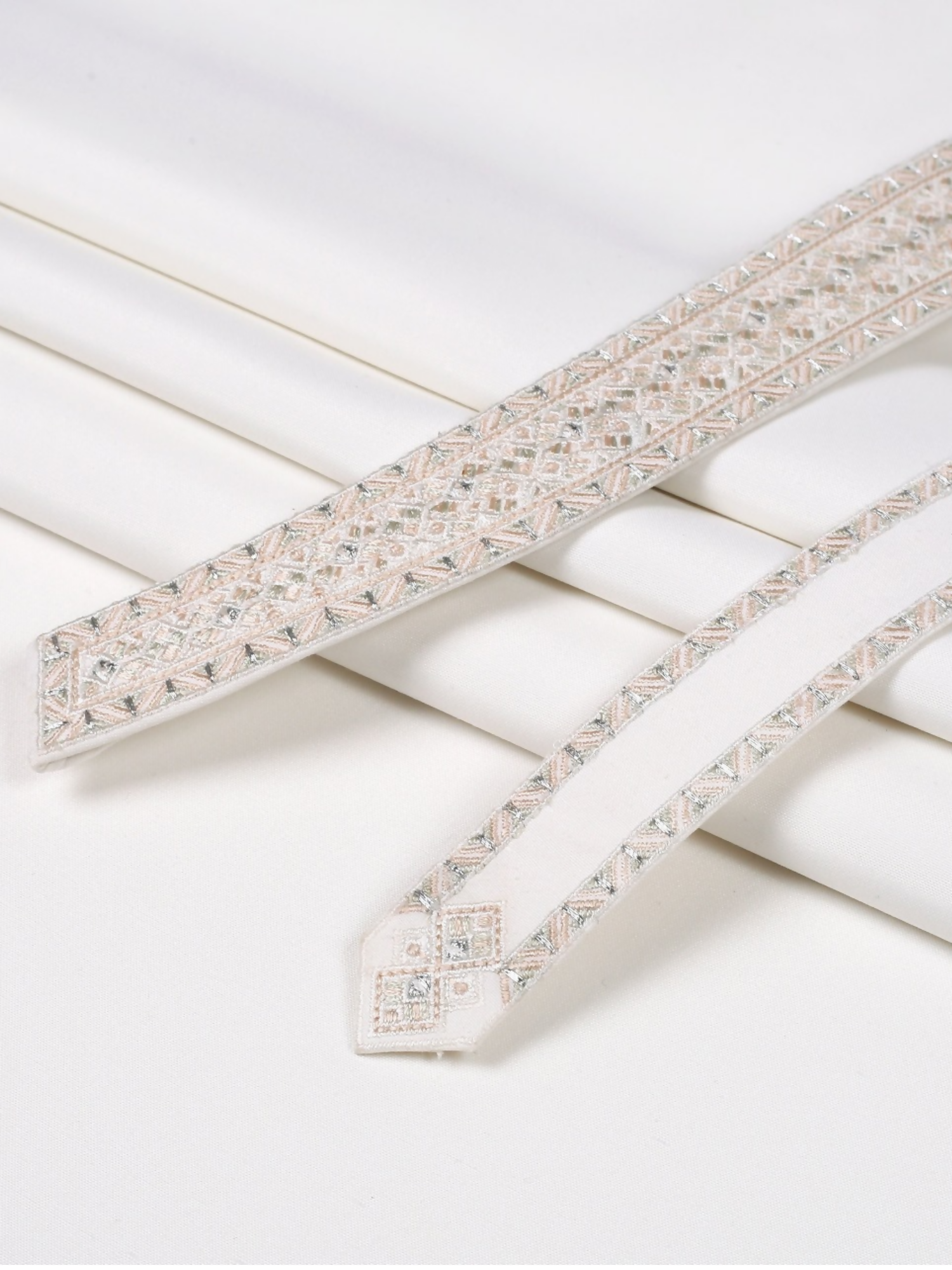 Fabrich Monochrome Edit-25 Wash & Wear Embroidered Unstitched Shalwar Kameez-Off-White