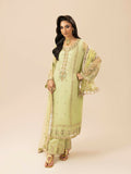Shurooq Garden Of Dreams Silk Embroidered Stitched 3-Piece Suit-Verde