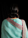Hussain Rehar Luxury Pret'23 Raw Silk Embellished Stitched 3-Piece Suit-Maya