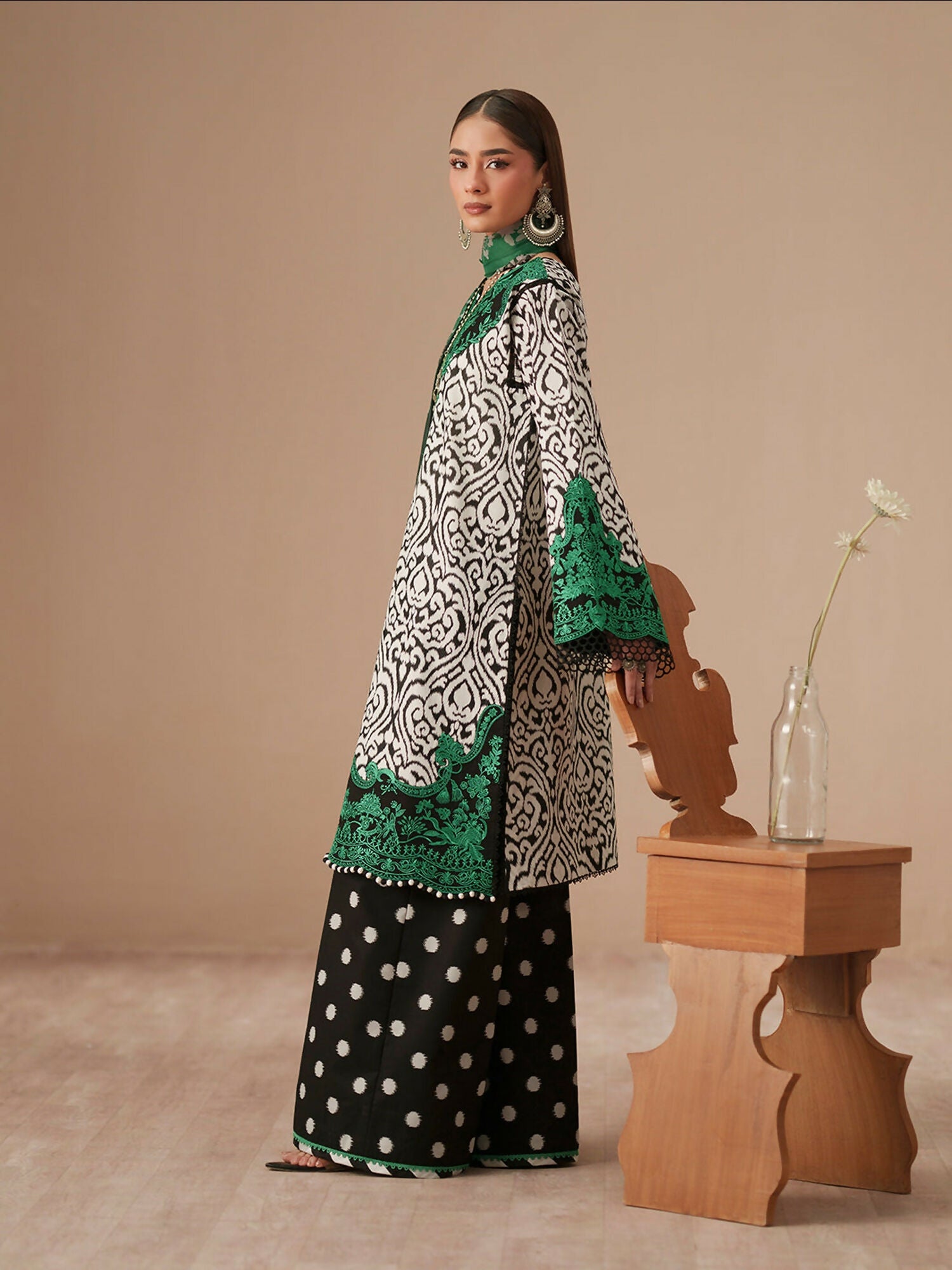 Binilyas Jojo Summer'26 Lawn Embroidered Unstitched 3-Piece Suit-85A