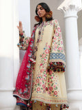 Hussain Rehar Luxury Lawn'26 Eid Edit Embroidered Unstitched 3-Piece Suit-Zubdah