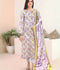 Cross Sketch Lawn Printed Unstitched 2-Piece Suit-Sanober