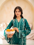 RajBari Jahaan Premium Festive Lawn Embroidered Unstitched 3-Piece Suit-RINA 5-A