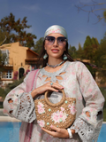 Noor By Saadia Asad Lawn Embroidered Unstitched 3-piece-Suit-D7-B