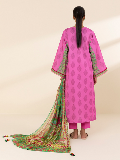 Sapphire Lawn Embroidered Unstitched 3-Piece Suit