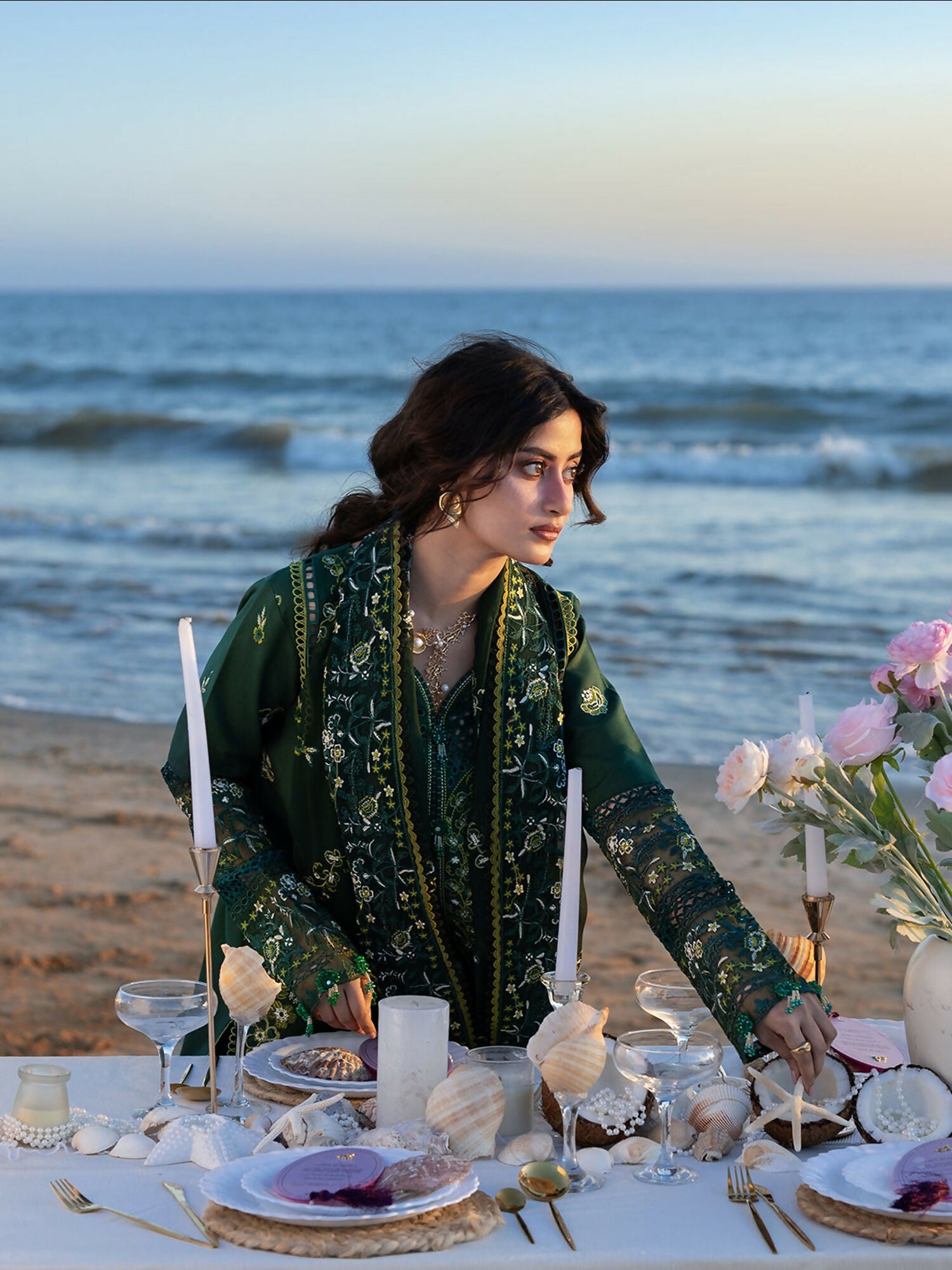 Mahnur Sirene Luxury Lawn'26 Embroidered Unstitched 3-Piece Suit-S-03