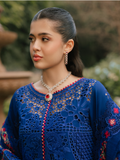 Binilyas Freesia Luxury Lawn Embroidered Unstitched 3-Piece Suit-106 - B