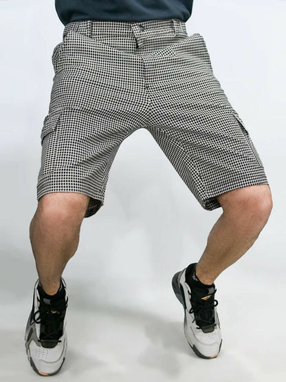Jupiter Printed Gridlock Edition Cargo Shorts-15134