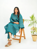 MH Cloth House Khaadi Net Embroidered Stitched 2-Piece Suit-Zamurd