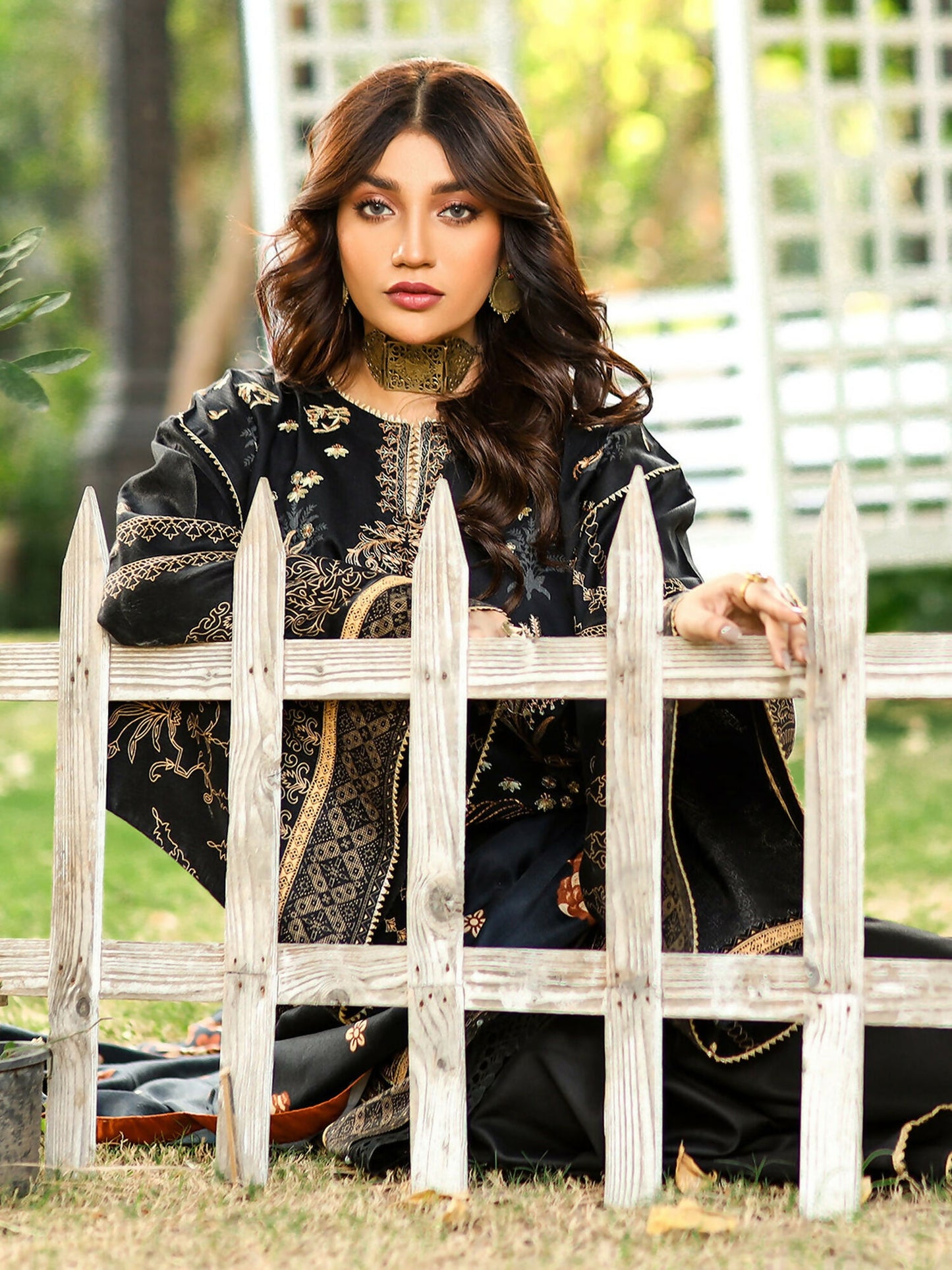 Binilyas Kotail Embroidered Unstitched 3-Piece Suit-766-A