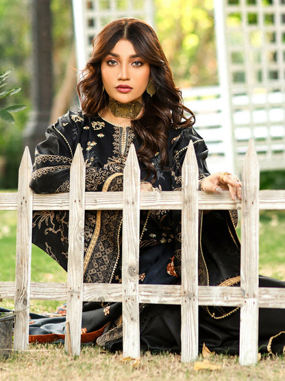 Binilyas Kotail Embroidered Unstitched 3-Piece Suit-766-A