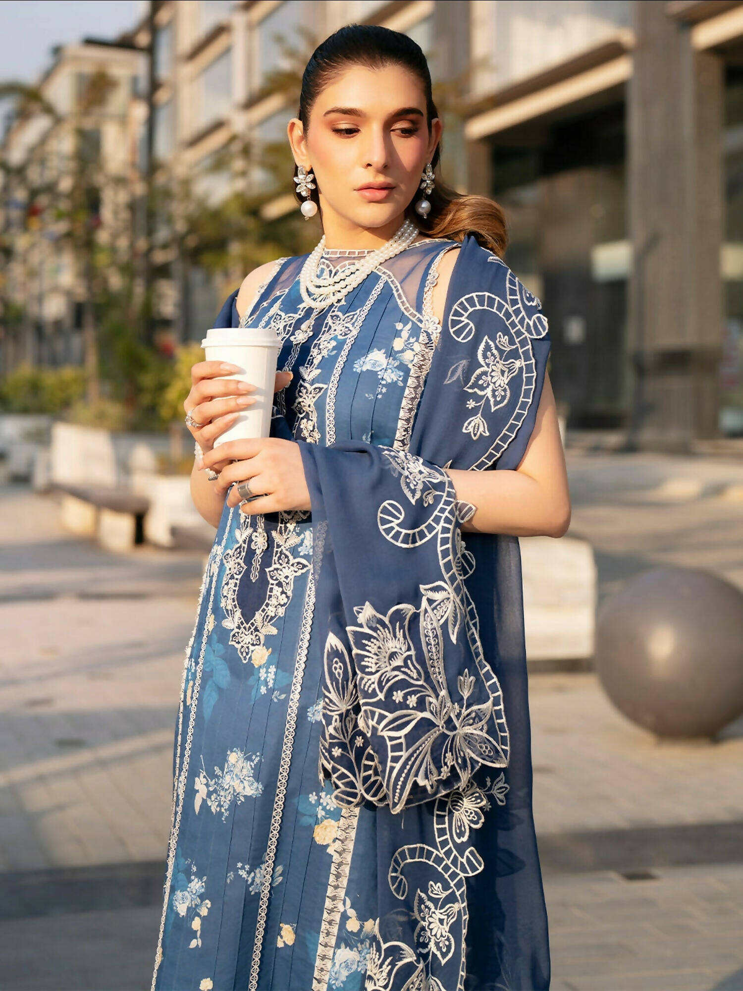 Mahnur Broadway Luxury Lawn'26 Embroidered Stitched 3-Piece Suit-BW-003