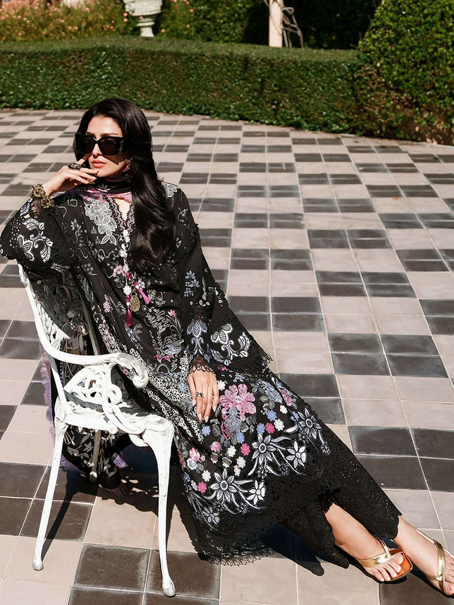 Mushq A Moi Luxury Lawn Embroidered Unstitched 3-Piece Suit-Gentle Breeze