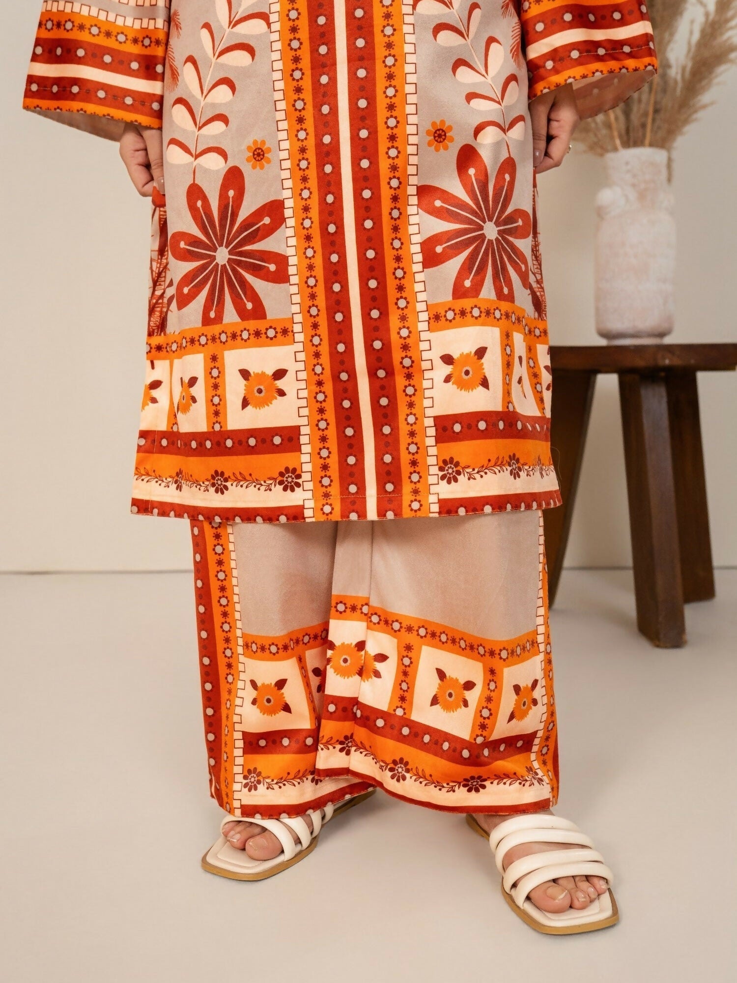 Stylish Collection Velvet Vogue Printed Co-Ord Set-Zimal Rude