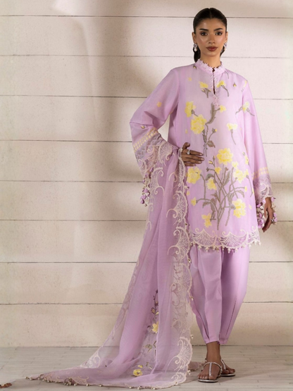 Sana Safinaz Lawn Embroidered Unstitched 3-Piece Suit-M251-010B-3CS