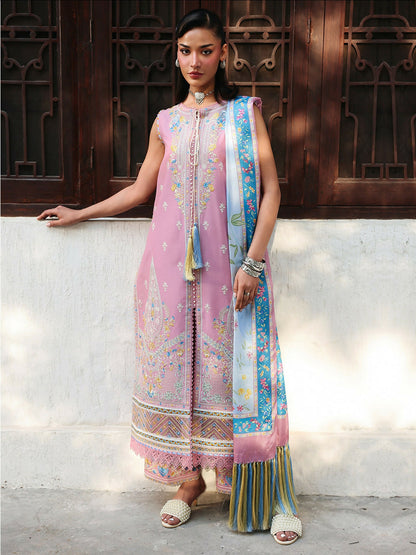 Binilyas Lumina Summer Lawn Embroidered Unstitched 3-Piece Suit-L77-B