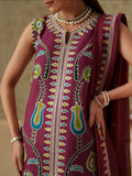 Binilyas Mashriq Luxury Lawn'26 Embroidered Unstitched 3-Piece Suit-D-118-A