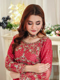 Farooq Hameed Studio Wedding Festive'25 Net Embroidered Stitched 3-Piece Suit-Seriya