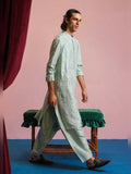 Hussain Rehar Basic Not Basic IV Raw Silk Embellished Stitched 2-Piece Suit-Artic