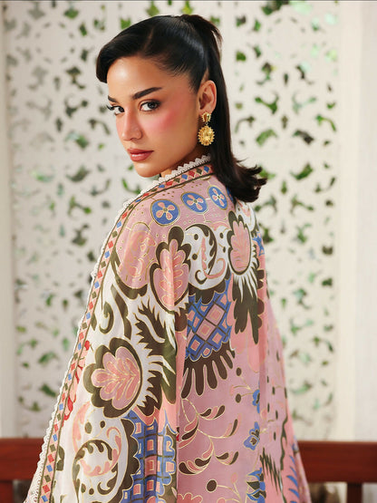 Binilyas Lumina Summer Lawn Embroidered Unstitched 3-Piece Suit-L71-A