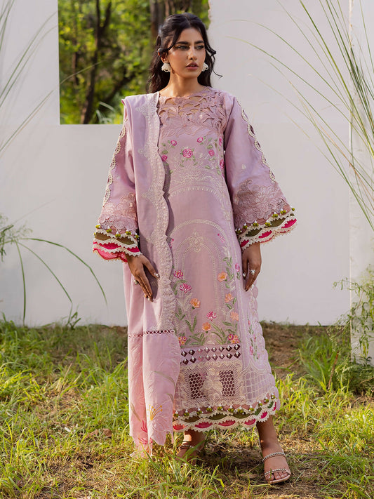 Parishay Winterwood Tales Khaddar Embroidered Stitched 3-Piece Suit-WW - 10