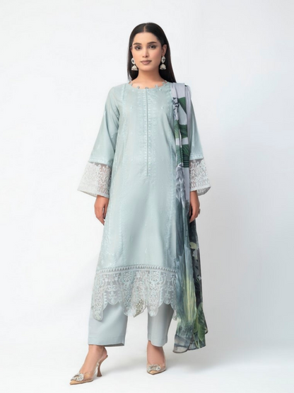 Imran Aftab Isla Winter Khaddar Embroidered Unstitched 3-Piece Suit-IAKC-UF-22