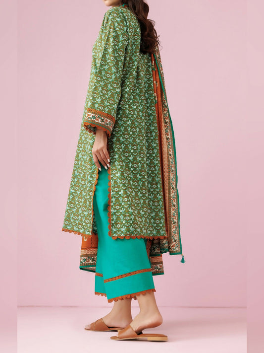 Orient Khaddar Printed Unstitched 3-Piece Suit-OTL-24-310
