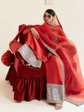 Hussain Rehar Chamak Damak Raw Silk Embellished Stitched 3-Piece Suit-Mitra