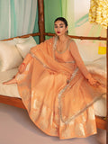 Hussain Rehar Khawab Ghar Chanderi Silk Embellished Stitched 3-Piece Suit-Tabir
