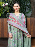 Panache Apparel Mah-e-Noor Khaddar Printed Stitched Suit-Pistachio Bloom