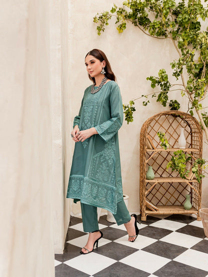 Panache Apparel Lawn Embroidered Stitched 2-Piece Suit-Zest