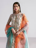 Hussain Rehar Candy Soap Organza Embellsihed Stitched 3-Piece Suit-Parel