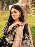 Panache Apparel Monochrome Tales Lawn Embroidered Stitched Suit-Sawika
