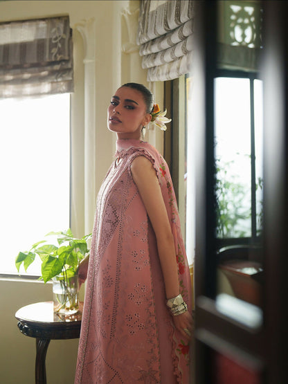 Binilyas Heritage Dore Summer'26 Lawn Embroidered Unstitched 3-Piece Suit-173-B