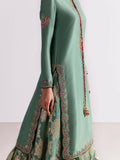 Hussain Rehar Candy Soap Raw Silk Embellished Stitched 3-Piece Suit-Gelar