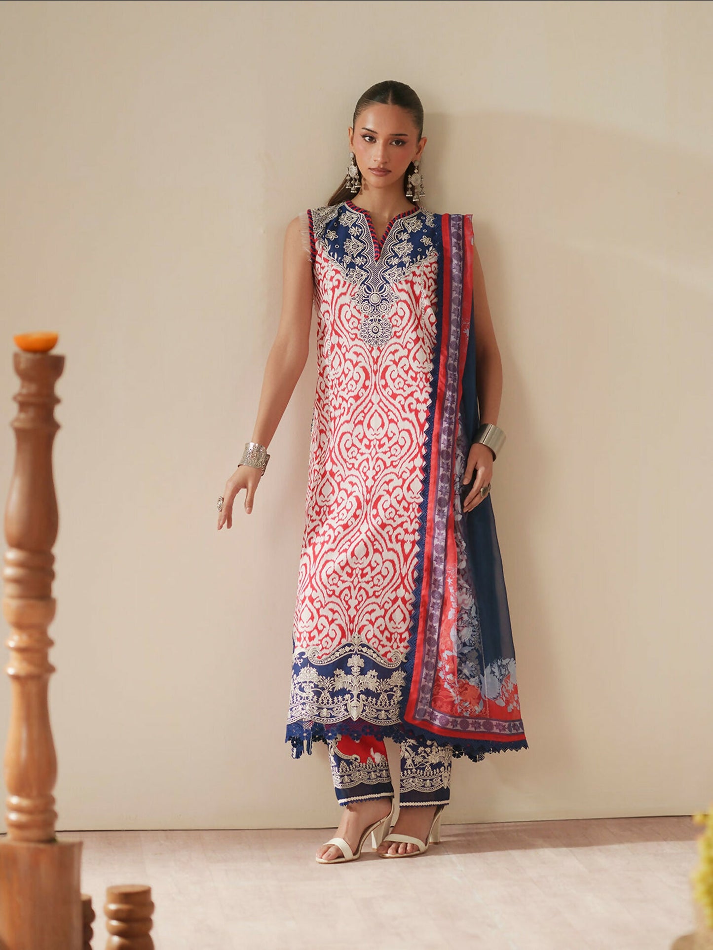 Binilyas Jojo Summer'26 Lawn Embroidered Unstitched 3-Piece Suit-85B