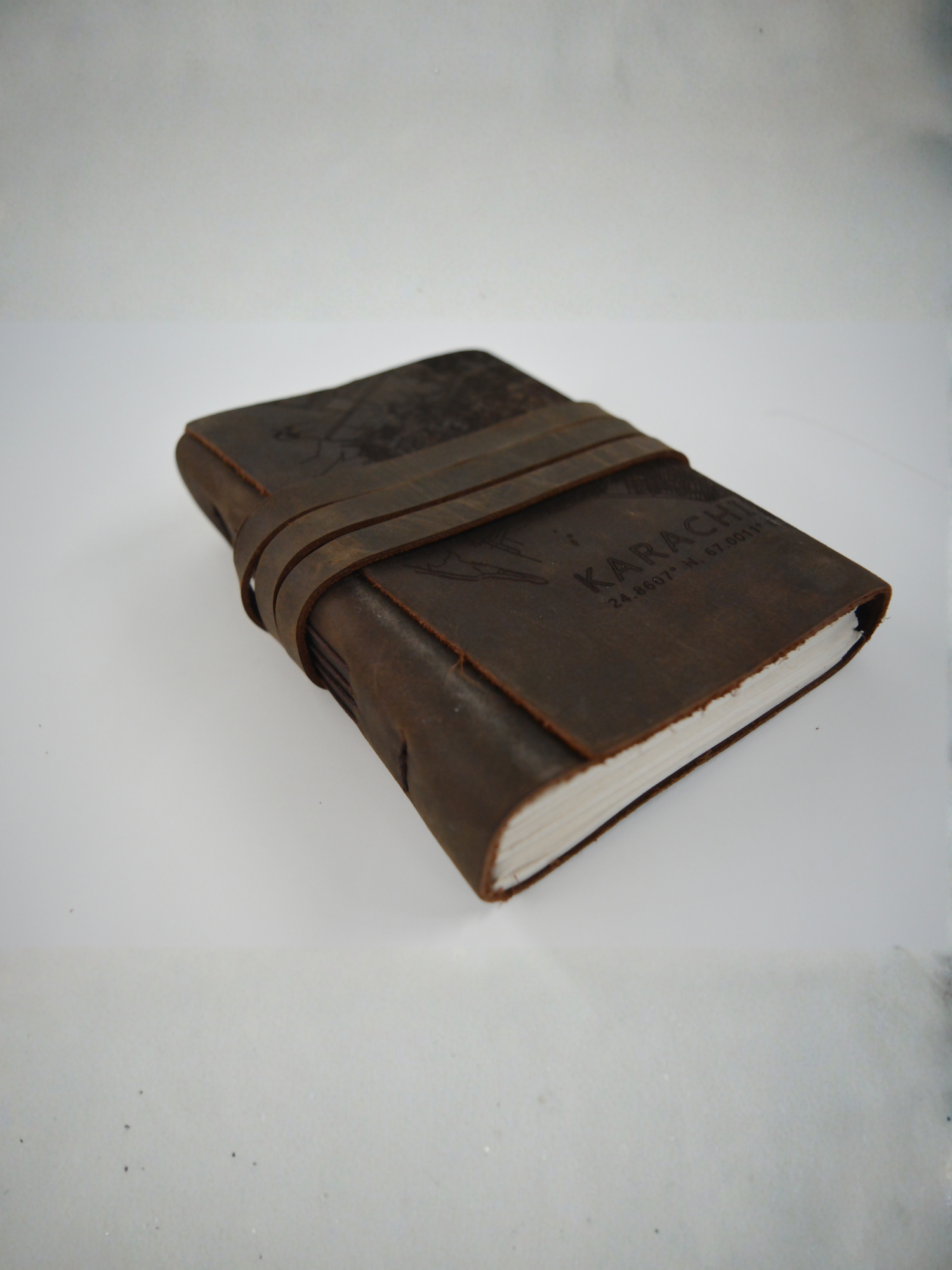 MappedPK Karachi Mapped Leather Journal