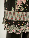 Kachy Dhaagy Lawn Embroidered Stitched 3-Piece Suit-Elaaf