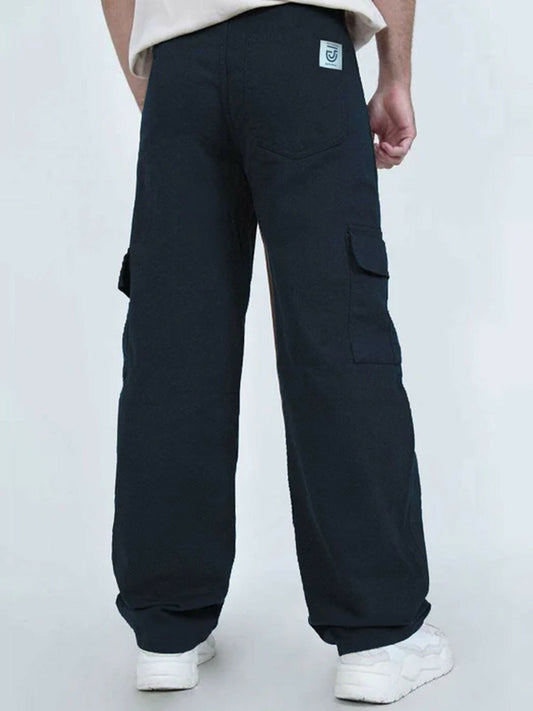 Jupiter Plain Twill Trendy Cargo Trouser-14537
