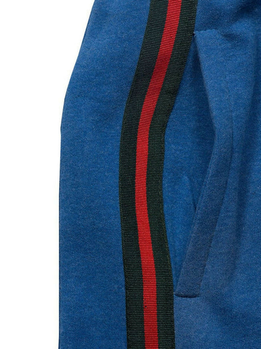 Funky's Plain Side Striped Zipper Bottom Trouser-9561